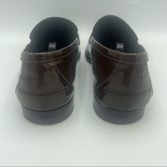 Tods Leather Brown loafers main image 6